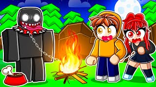 A Very Normal Roblox CAMPING STORY with BULLY GIRLFRIEND!