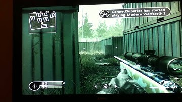 cod4 quickscope tut with commentary