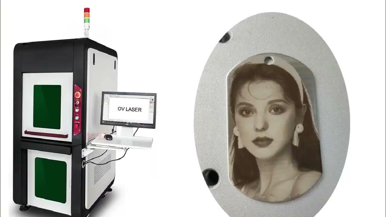 Laser dogtag engraving machine photo necklace custom engraving machine