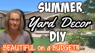 Summer YARD Decor DIY | BEAUTIFUL on a BUDGET Yard Decor Inspiration