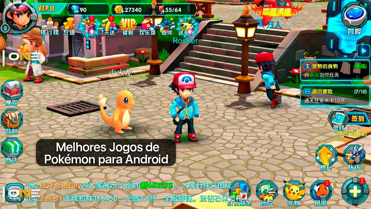 LUHO STORY ! Novo Game Pokémon Android Fire Red 3D - Zurkgp PLAY