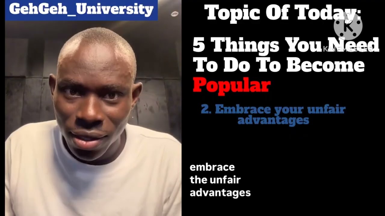 5 Things You Need To Do To Become Popular.