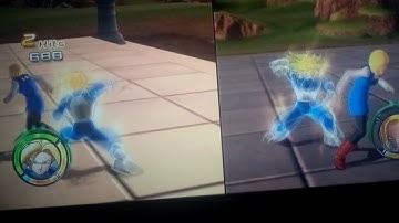 Dragonball Raging Blast 2 Super Trunks  Continuous Aerial Melee Assault on Android 18 Ryona