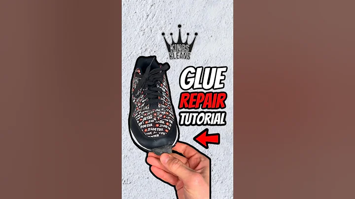 HOW TO REGLUE TOECAP ON YOUR SNEAKERS 👟 Shoe Glue Repair Tip Alert! ✨ SAVE FOR LATER ✅