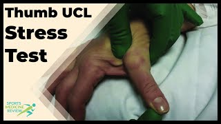 Prueba De Esfuerzo Del Ligamento Colateral Cubital Del Pulgar Para El Pulgar Del Guardabosques