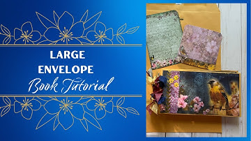 🐦‍⬛ Tutorial voor een groot envelopboek met folio (weggeefactie afgelopen)