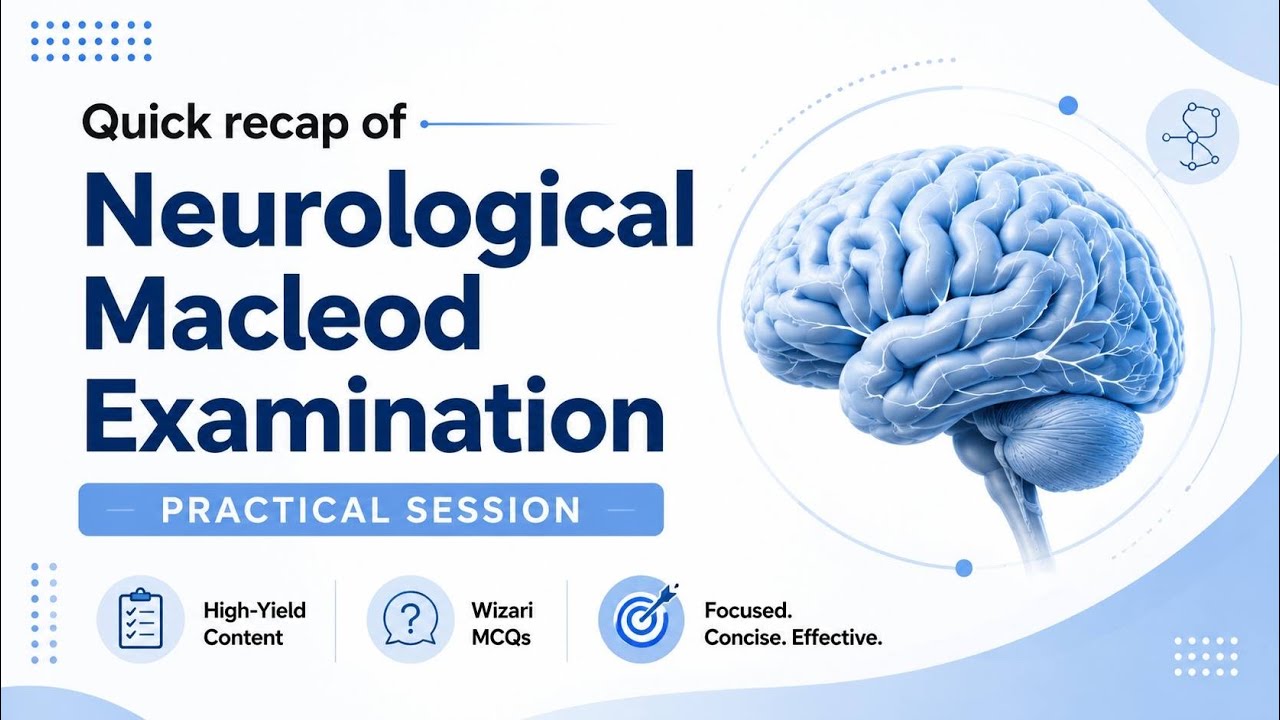 Quick Macleod CNS examination ; consciousness and speech .