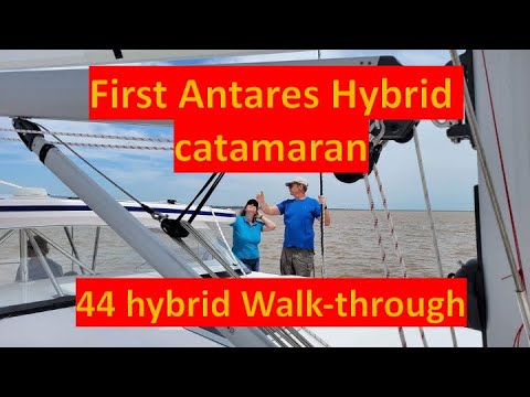 walk-through: first Antares 44 Hybrid Catamaran