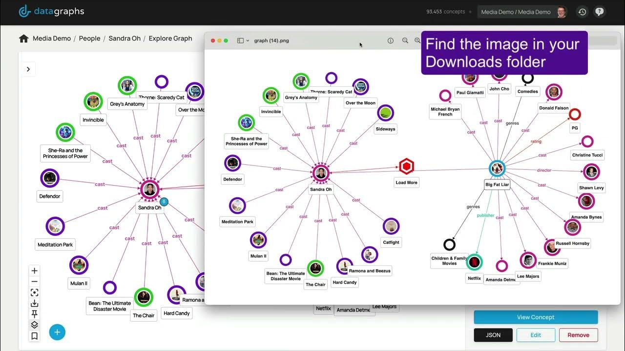 How to export your Knowledge Graph visualization as an image - YouTube