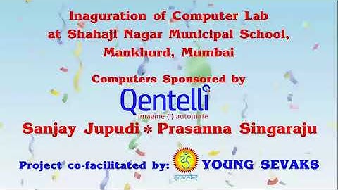Inauguration of Computer Lab YS