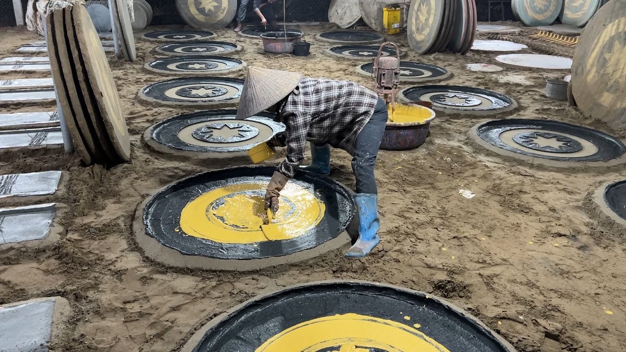 Technology Produce Roundtable Stone Galito Large Quantity From Sand Mold