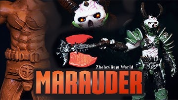 Sculpting MARAUDER (DOOM Eternal) - Timelapse - Clay Tutorial/Мародер