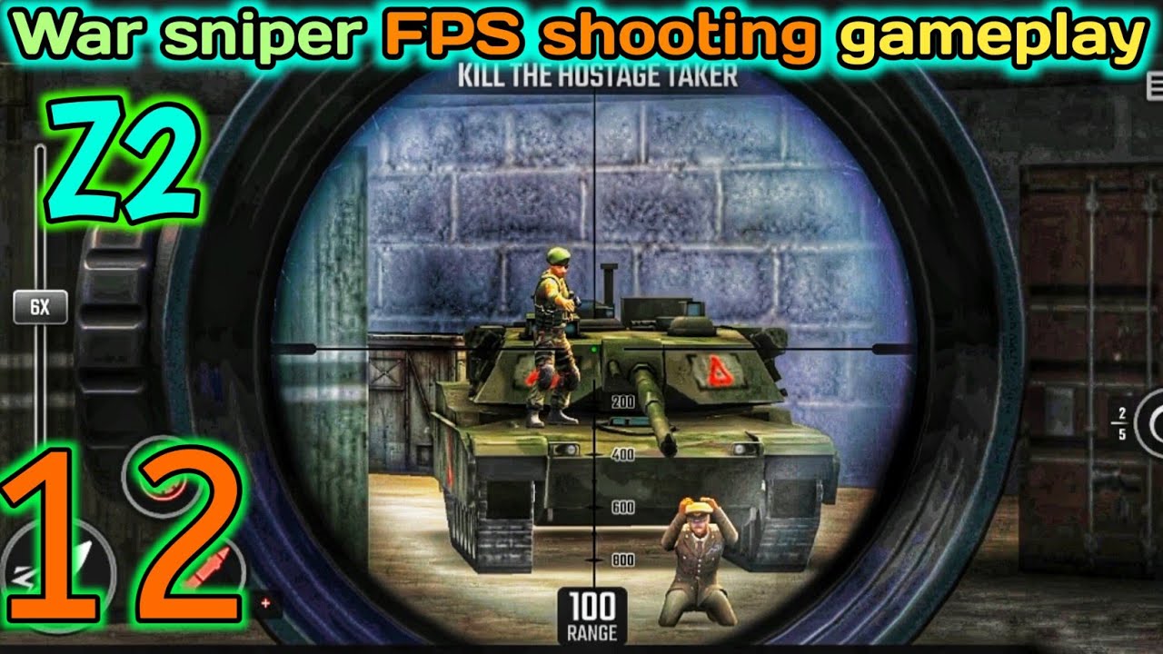 War sniper : FPS Shooting Android gameplay| Z2 carlton delta mission 25-30 | Video No.12