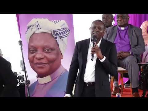 BRILLIANT OSCAR SUDI DELIVERS A KEYNOTE SPEECH DURING THE SEND OFF OF VICTOR WANYAMA MOTHER