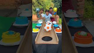 Great family Football roll challenge ✅😱 #shorts #challenge #game