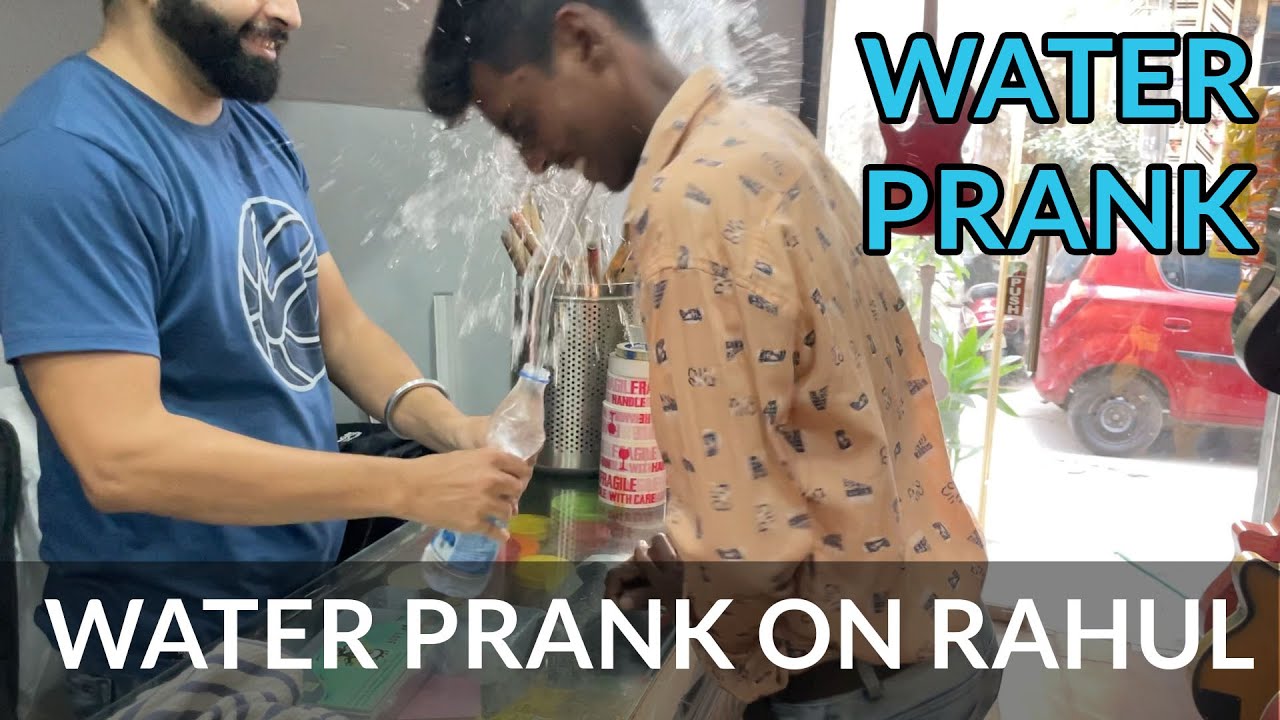 water pranks to do at home Water prank on Rahul Matlab literally