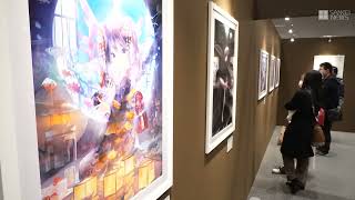 「絵師100人展」大阪展始まる
