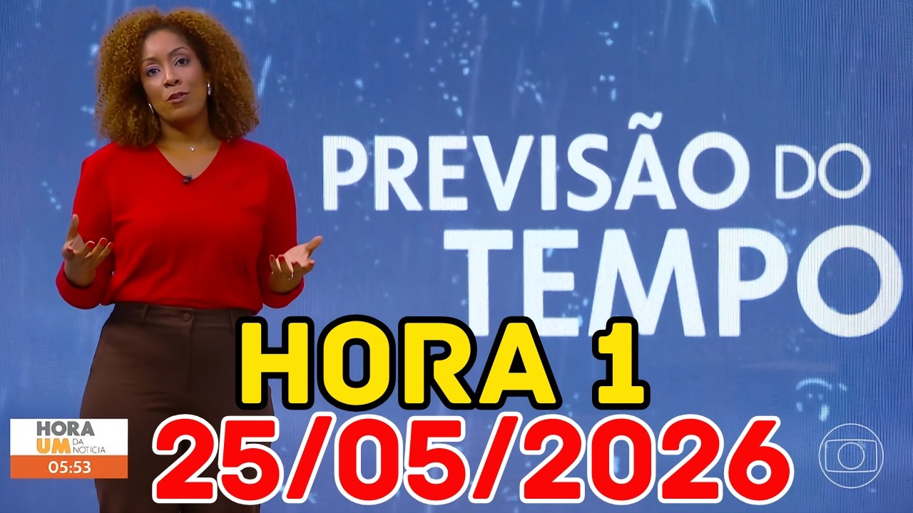 ATENÇÃO: Semana começa Chuvosa em algumas áreas e firme em outras | Previsão do Tempo Hora 1 25/05