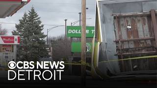 High winds hit Southeast Michigan on Friday, causing damage to homes and businesses