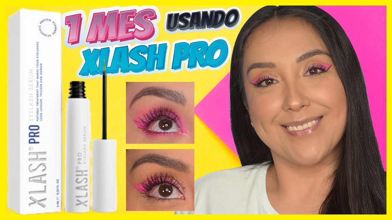 PESTAÑAS LARGAS en 1 MES con XLASH PRO | Nadia Elias