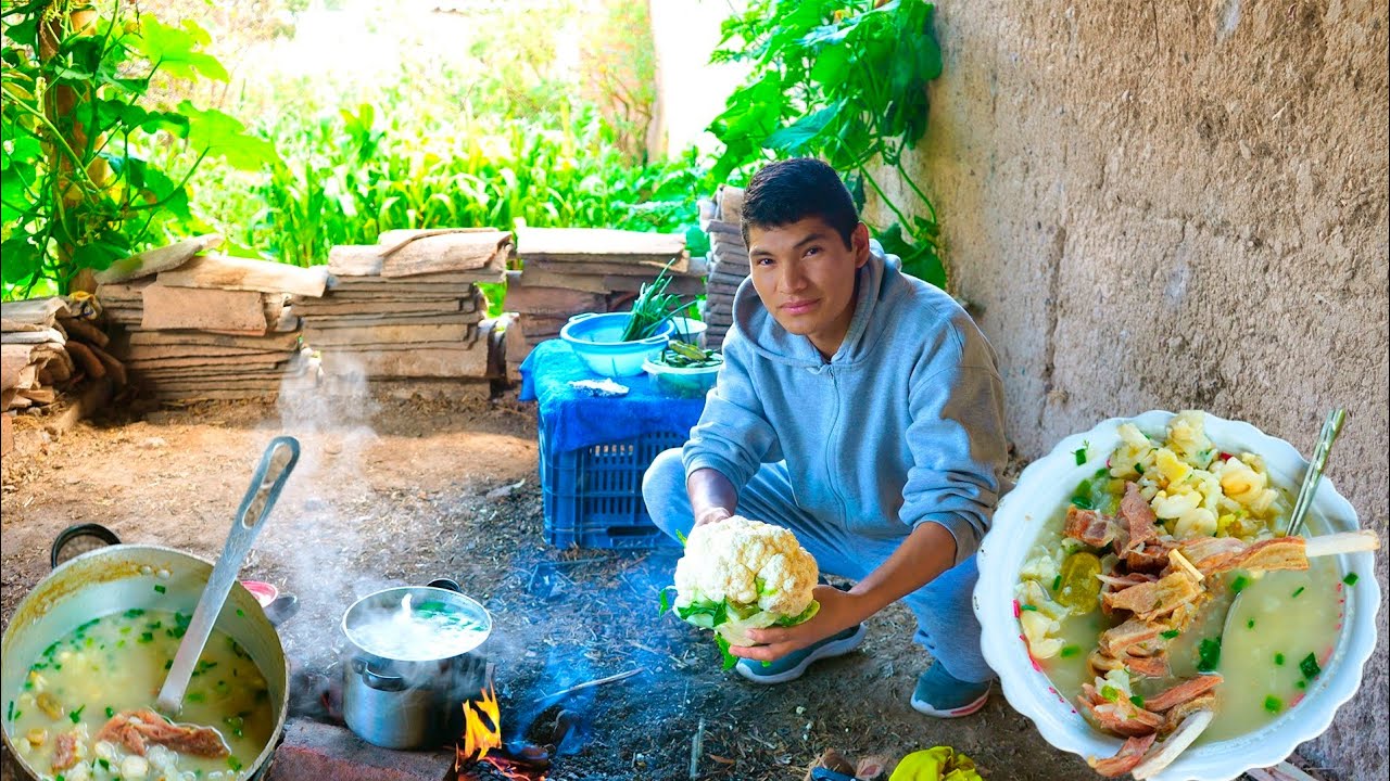 Sopa de Charqui con Coliflor: El Almuerzo Más Delicioso del Día 😋./Wilson erbas.