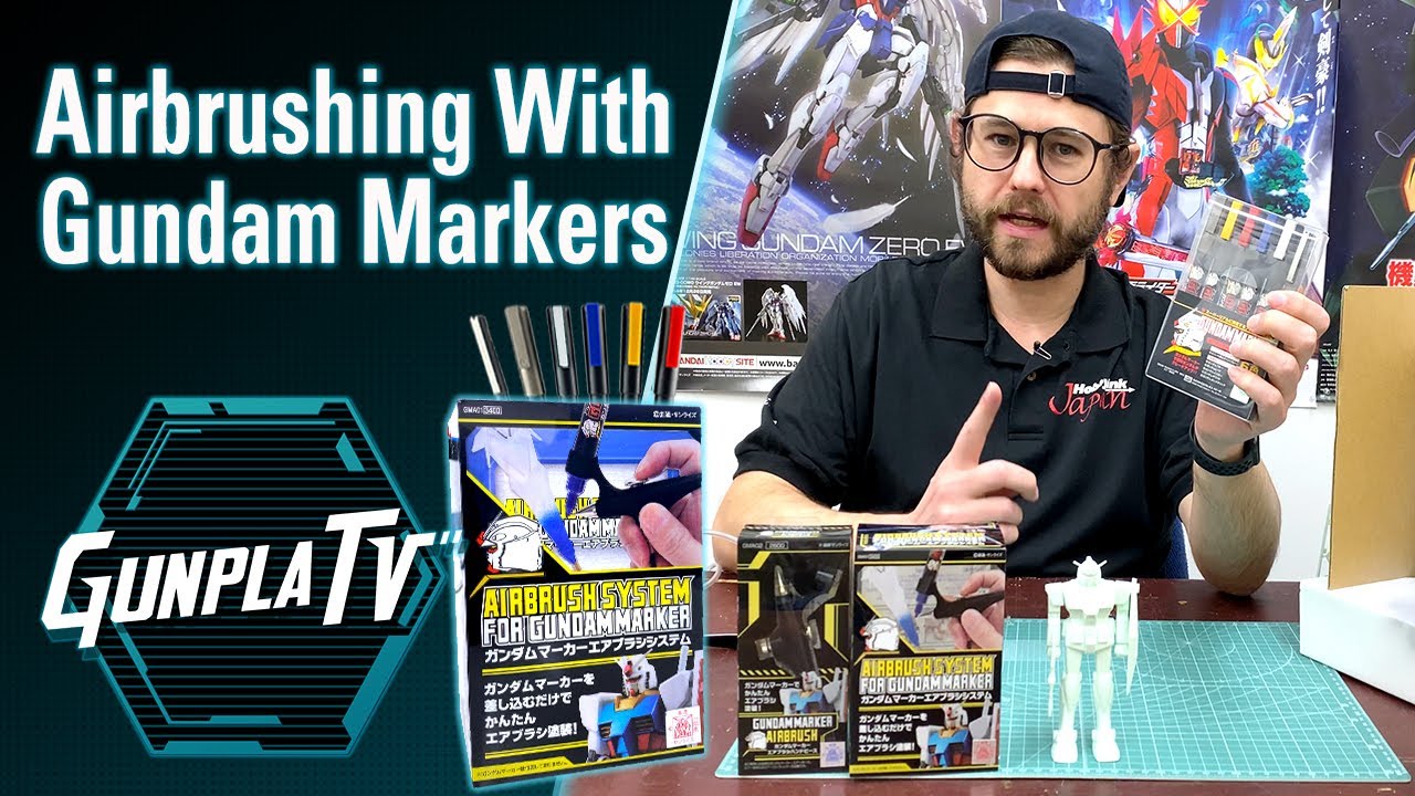 GSI Creos Mr. Hobby Gundam Marker Clear Gloss and Matte Review - Hobby  Clubhouse Gunpla Model Tools 