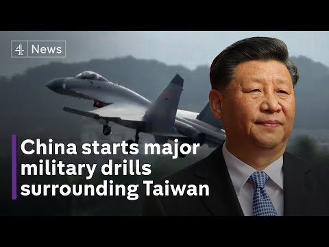 China holds major military drills, 'blockading' Taiwan