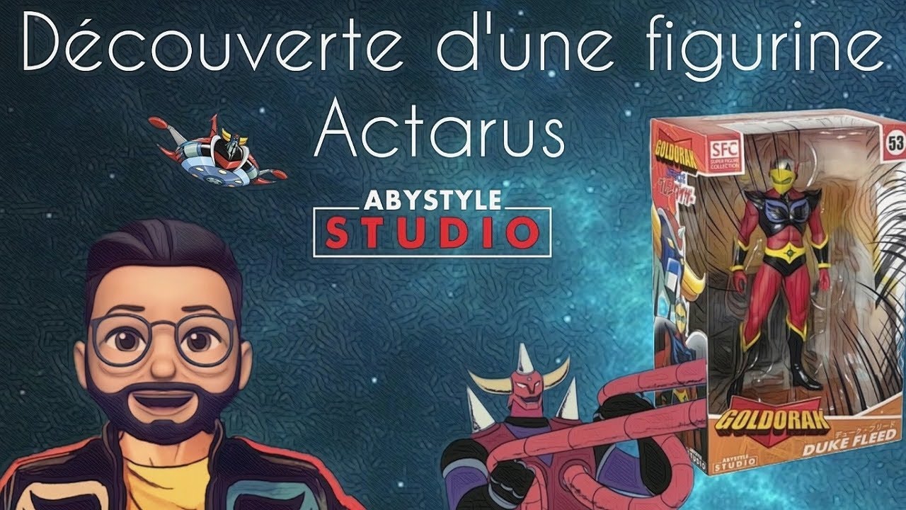 Figurine GOLDORAK Actarus - ABYstyle - Steelbook Jeux Vidéo