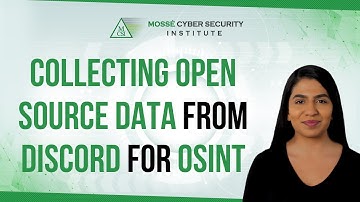 Collecting open source data from Discord for OSINT