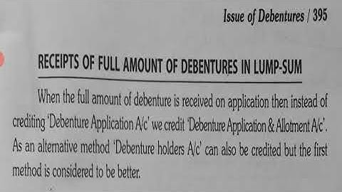Class- 12 Account Chap- 9 Issue of Debentures Part- 4 by Amit Toshniwal CCCS Gadarwara
