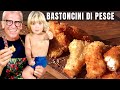 BASTONCINI DI PESCE - FRITTI DORATI - CON PANATURA CROCCANTISSIMA