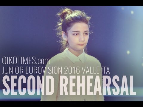 oikotimes.com: Georgia Second Rehearsal at Junior Eurovision 2016