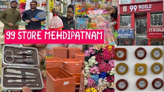 Hyderabad ￼big 99 World by Master marketing in Mehdipatnam, new relocated shop 10,000+ variety#vlog