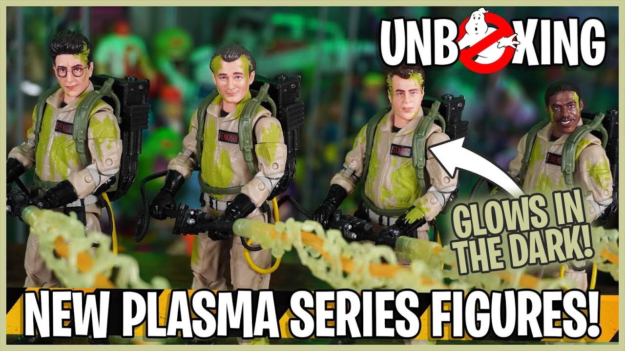 New Ghostbusters Glow-in-the-Dark Plasma Series figures