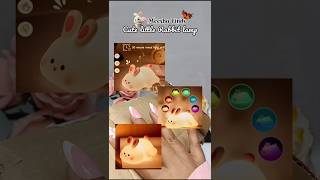 Rabbit Night Lamp🤌🏻💕#ytshorts #shorts #meesho #necklace #unboxing #pinterest #girl #gifts