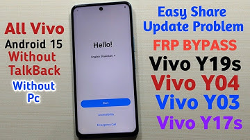All Vivo Y19s-Y03-Y04 Frp bypass Without PC | All Vivo Easy Share Not Working | Vivo Google Account 