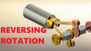 Bar mechanism for reversing rotation