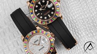 rolex yacht master rainbow price