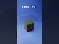Minecraft Cloth Simulation vs Block #minecraft #blender #clothsimulation #3d