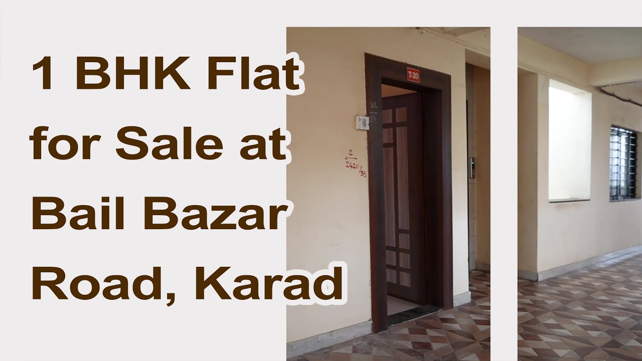 1 BHK Flat for Sale in Karad City Affordable Home at Bail Bazar Road
