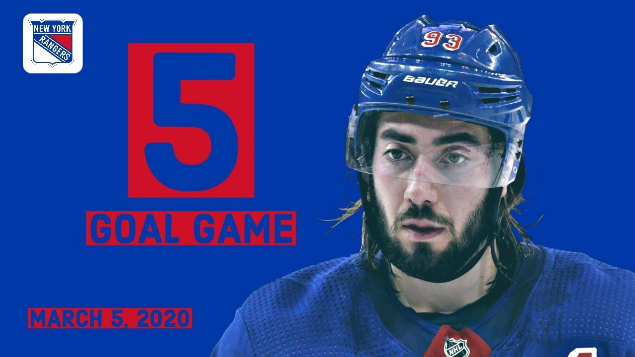 Mika Zibanejad's 5 Goals for the Rangers Help Bring the Playoffs