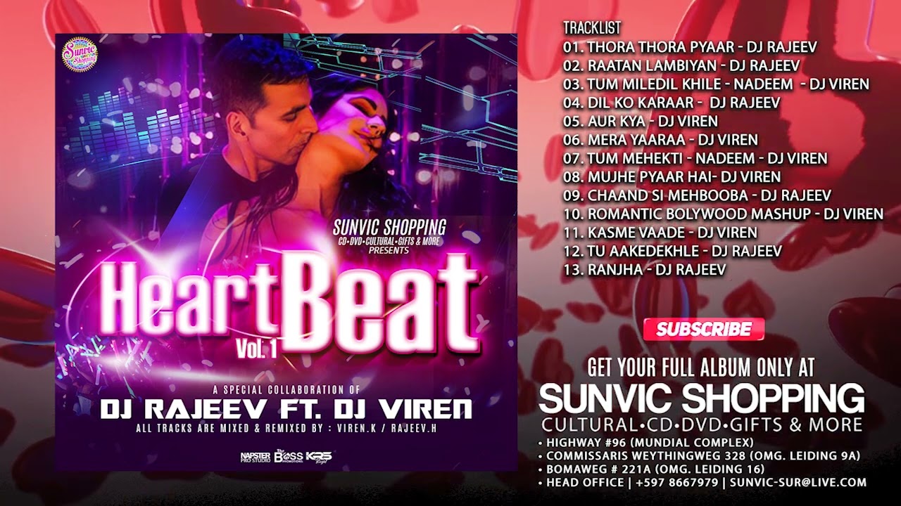 HEARBEAT Vol 1  DJ RAJEEV ft DJ VIREN  SOUL  VALENTINE  ROMANTIC  2022