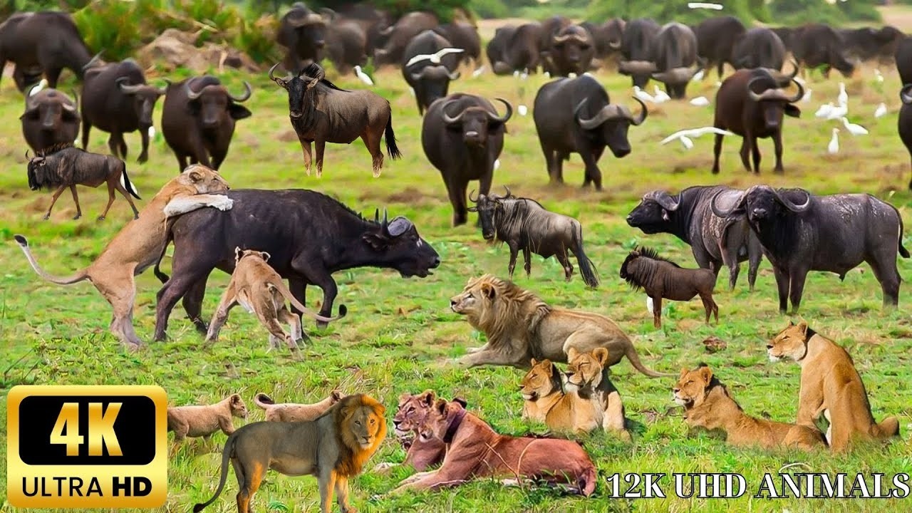 4K African Animals_ Serengeti Wonders - Soothing Wildlife Film With Natural Sounds