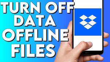 How To Turn OFF and Disable Data For Offline Files on Dropbox Mobile Phone App