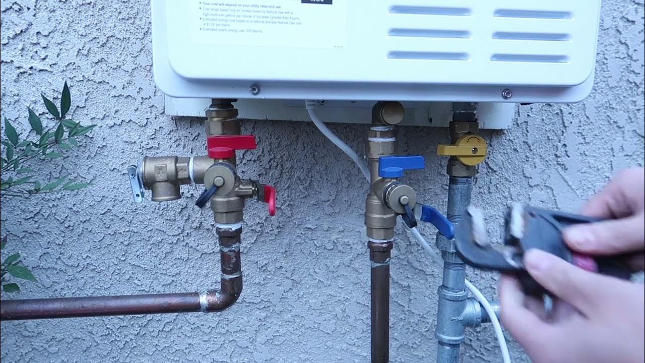 How to protect tankless water heater from freezing damages The