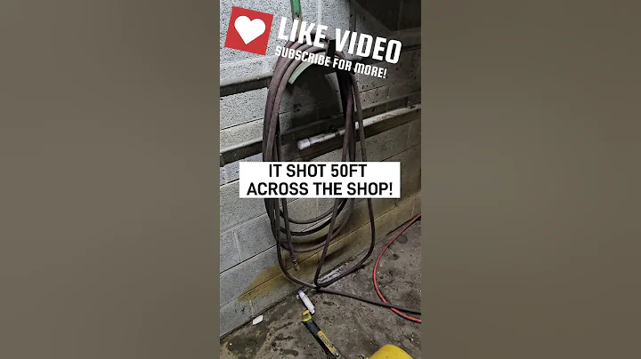 THAT WAS A CLOSE ONE!! PVC SHOP AIR SYSTEM EXPLODED!💥 #mechanicproblems #mechanic #aircompressor