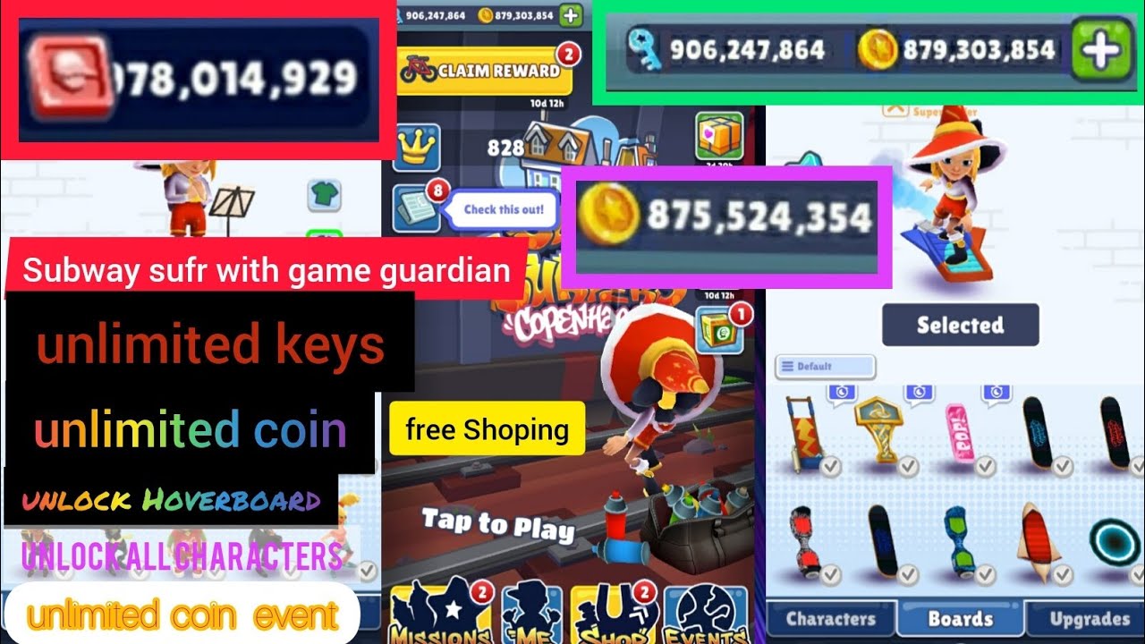 Subway Surfers Script (2.33.2-2.34.0) - LUA scripts - GameGuardian