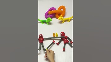 Robot Red Pop Sound ASMR Creating satisfying POP #asmrsounds #satisfying #relaxing #creative