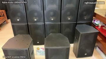 Loa RCF Acustica C 5212 Italia  quá hay , uy lực , Hàng Đẹp
