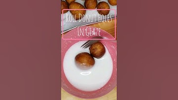 Delicious Vanilla Glaze for Donuts #shorts #donuts #tutorial #breakfast